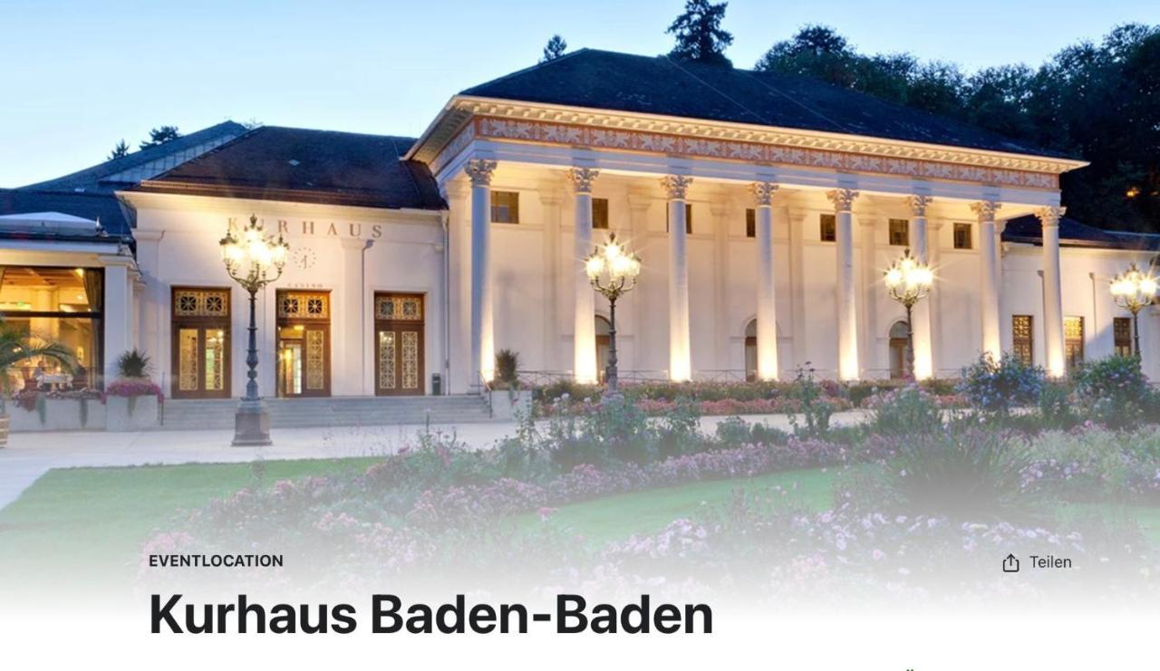Luxus Apartment Am Fremersberg - Zentral - Mit Sauna & Badewanne Baden-Baden Kültér fotó
